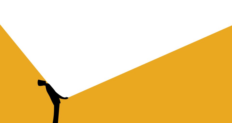 Crisis problems, strong, business people shift the big burden